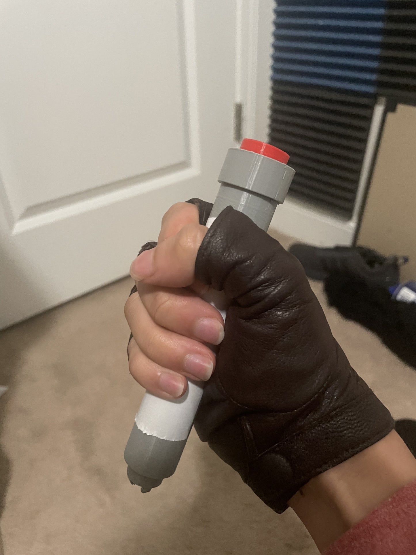 Rust 3D Printed Cosplay Medical Syringe