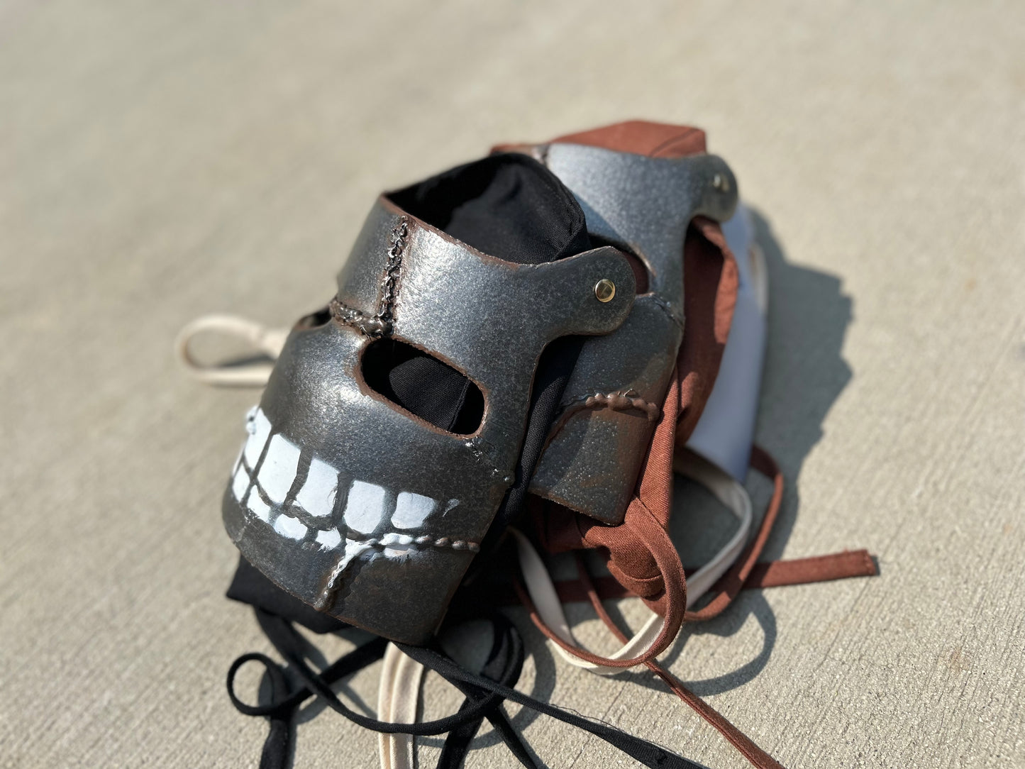 Rust Cosplay Metal Facemask