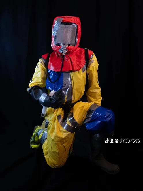 Rust Unisex Cosplay Hazmat Suit